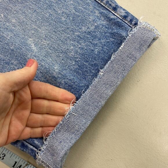 Vintage Bonjour Cut Off Jean Shorts Womens 12 27x16 Acid Wash High Rise 80s 90s - Picture 6 of 15